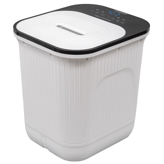 Mjukgörande fotmassageapparat med vatten och uppvärmning för reflexologi