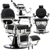 Hydraulisk frisörstol barberarstol för frisörsalong barber shop Logan Barberking