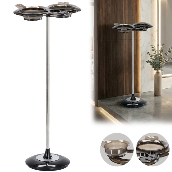 Frisörassistent vagn rullbord på hjul för färgning T0151-S till skönhetsalongen bord på stativ