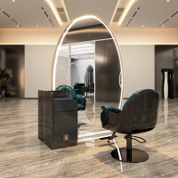 Konsol konsolet frisör spegel LED 220x150 STD
