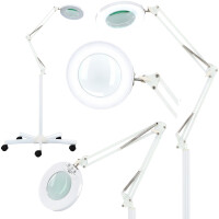 Förstoringslampa med stativ för hudvård och skönhetssalong