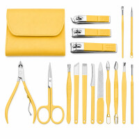 Set za manikuru, škare, škare za nokte, set za manikuru 42069-YELLOW