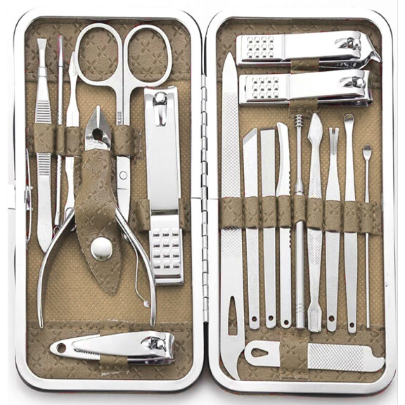 Set za manikuru, škare, škare za nokte, set za manikuru 42068-CREAM