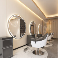 Frisörkonsol frisörkonsol kosmetisk LED-spegel 120x120