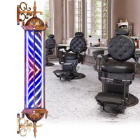 Barberarstång barberarplafond med lampa