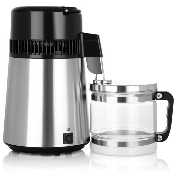 Vattendestillator 4L DW003 elektrisk med luftkylningssystem - 4000 ml vattenrenare