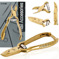 Tång tänger för tjocka inåtväxande naglar nagelband nagelklippare sax manikyr salong SPA guld