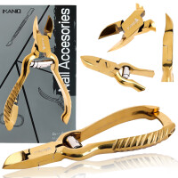 Tång tänger för tjocka inåtväxande naglar nagelband nagelklippare sax manikyr salong SPA guld