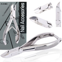 Tång för tjocka inåtväxande naglar nagelband nagelklippare sax manikyr salong SPA silver