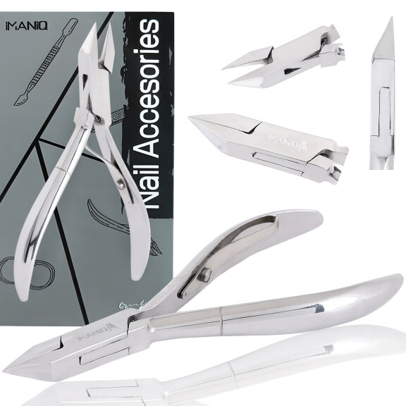 Tång för tjocka inåtväxande naglar nagelband nagelklippare sax manikyr salong SPA silver