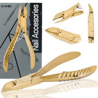 Tång tänger för tjocka inåtväxande naglar nagelband nagelklippare sax manikyr salong SPA guld