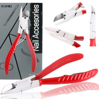 Tång tänger för tjocka inåtväxande naglar nagelband nagelklippare sax manikyr salong SPA röda
