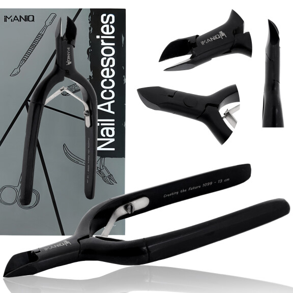Nagelklippare nagelklippare saxar kosmetiska manikyr SPA svart