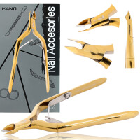 Tång tänger för tjocka inåtväxande naglar nagelband nagelklippare sax manikyr salong SPA guld