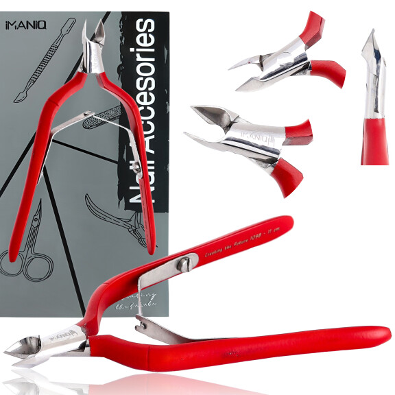 Tång tänger för tjocka inåtväxande naglar nagelband nagelklippare sax manikyr salong SPA röda