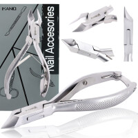 Nagelbandsklippare nagelklippare kosmetiska saxar manikyr SPA-salong silverfärgade