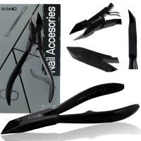Nagelbandstång nagelklippare kosmetiska saxar manikyr SPA-salong svarta