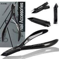 Nagelbandstång nagelklippare kosmetiska saxar manikyr SPA-salong svarta