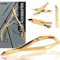 Nagelklippare nagelklippare saxar kosmetiska manikyr SPA guld