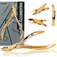 Nagelklippare nagelklippare saxar kosmetiska manikyr SPA guld