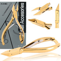 Nagelklippare nagelklippare saxar kosmetiska manikyr SPA guld