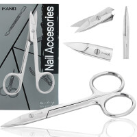 Nagelsax för nagelband raka blad kosmetisk manikyr pedikyr stål salong SPA silver