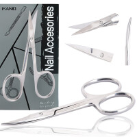 Nagelsax för nagelband raka blad kosmetisk manikyr pedikyr stål salong SPA silver