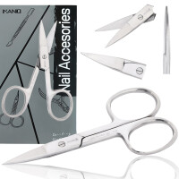 Nagelsax för nagelband raka blad kosmetisk manikyr pedikyr stål salong SPA silver