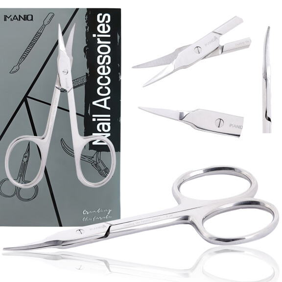 Nagelsax för nagelband raka blad kosmetisk manikyr pedikyr stål salong SPA silver