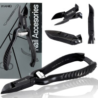 Tång för tjocka inåtväxande naglar nagelband nagelklippare sax manikyr salong SPA svart