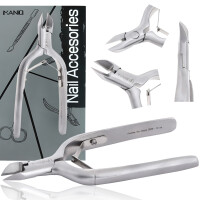 Nagelbandsklippare nagelklippare kosmetiska saxar manikyr SPA-salong silverfärgade