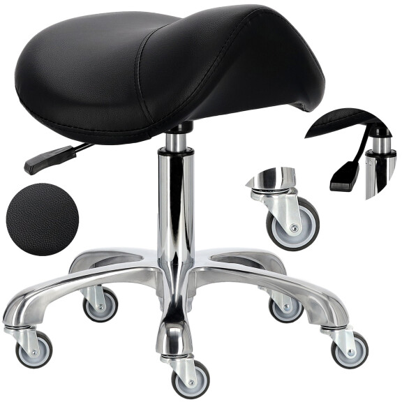 Kosmetisk frisör pall barstol sadel SPA mobil Calissimo