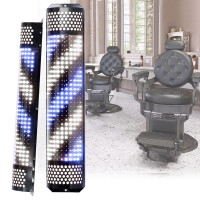 Plafond pelare led barbershop lampa barberare skylt reklam salong 90 cm