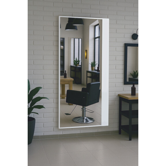 Frisörkonsol barberkonsol frisörspegel LED 200x80 PRO akryl