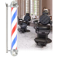 Taklampa stolpe lampa led barberare barberare barberare skylt reklam salong 100cm