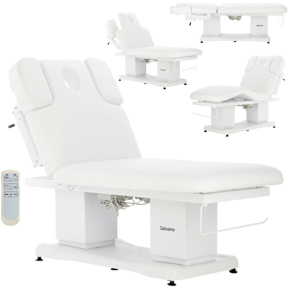 Elektrisk uppvärmd massagesäng kosmetisk salongbänk rehabiliteringsbrits Ian