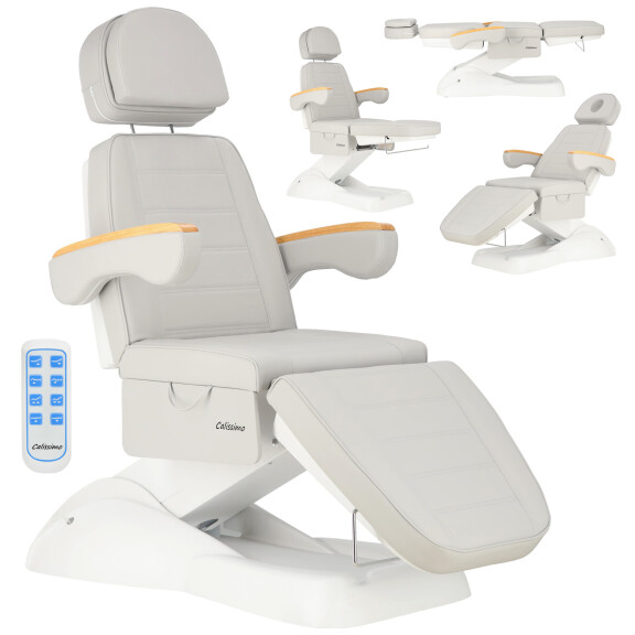 Elektrisk kosmetikstol för pedikyr i skönhetssalong med 3 motorer