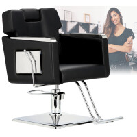 Frisörstol Brado hydrauliskt roterande fotstöd för frisörsalong frisörstol