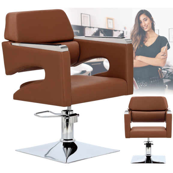 Stol frisör hydrauliskt roterande till frisörsalong frisörstol