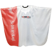 Frisörcape frisörförkläde salong stort xl wh