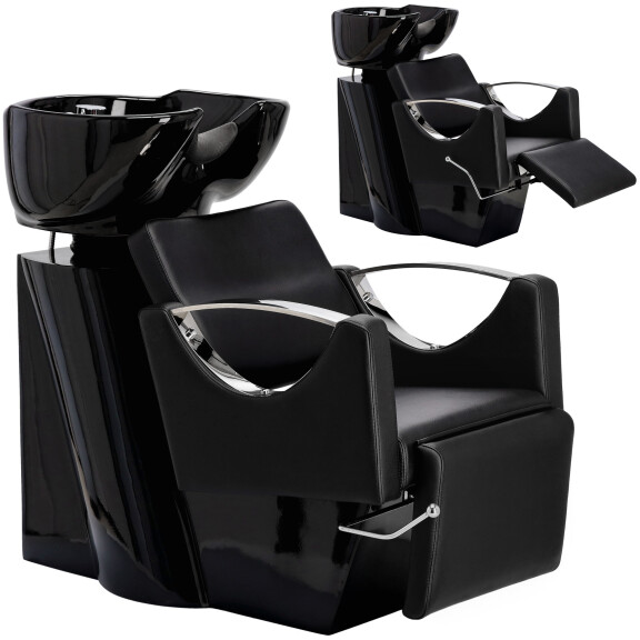 Myjhall tvättmaskin frisör barberare Luna till frisörsalong barberare rörlig keramikskål armatur batteri duschhuvud