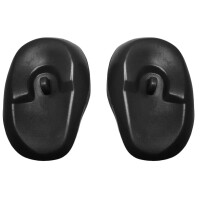 Skyddskåpor svarta hörselskydd för färgningsskydd