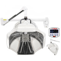 Infrazon frisör klimazon Ceres vit hängande för att påskynda förstärkning av hårvårdsbehandlingar och för att återuppbygga färgning och...