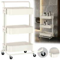 Frisörassistent vagn rullbord på hjul för färgning D98-ST001 till skönhetsalongen skåp med lådor