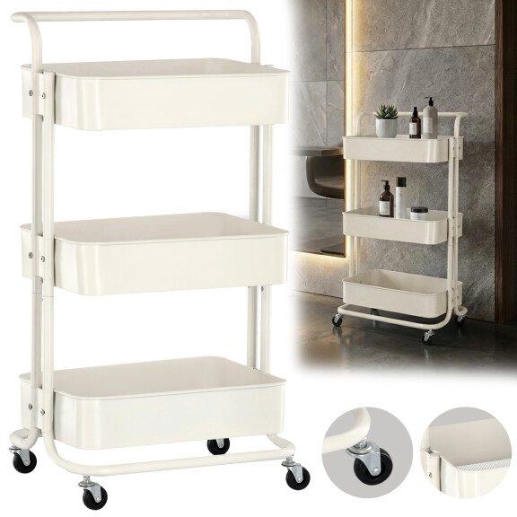 Frisörassistent vagn rullbord på hjul för färgning D98-ST001 till skönhetsalongen skåp med lådor