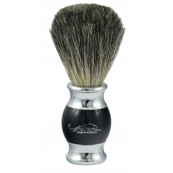 Pensel för rakning av naturligt borst av grävling 100%