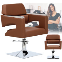 Stol frisör hydrauliskt roterande till frisörsalong frisörstol