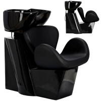 Tvättstation Viva frisör Frisör tvättmaskin för frisörsalong keramisk skål beslag batterilur