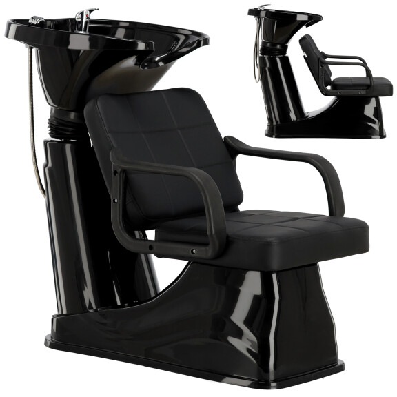 Biltvätt frisörstol frisör Eli till frisörsalong flyttbar skål armatur batteri duschhuvud