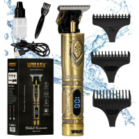 WMARK frisör rakhyvel trimmer NG-307 elektrisk hårklippare skägg huvud rakapparat